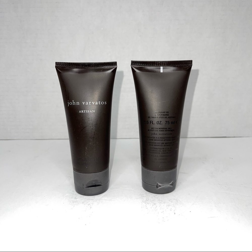 John Varvatos Artisan Aftershave Gel 75ml/2.6oz. New; LOT OF 2